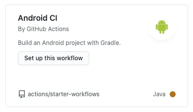 GitHub Actions Android